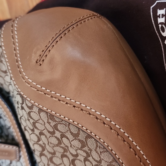 Like New Coach Vintage Leather & Canvas Soho Baguette plus coin purse & dust bag - Picture 5 of 15